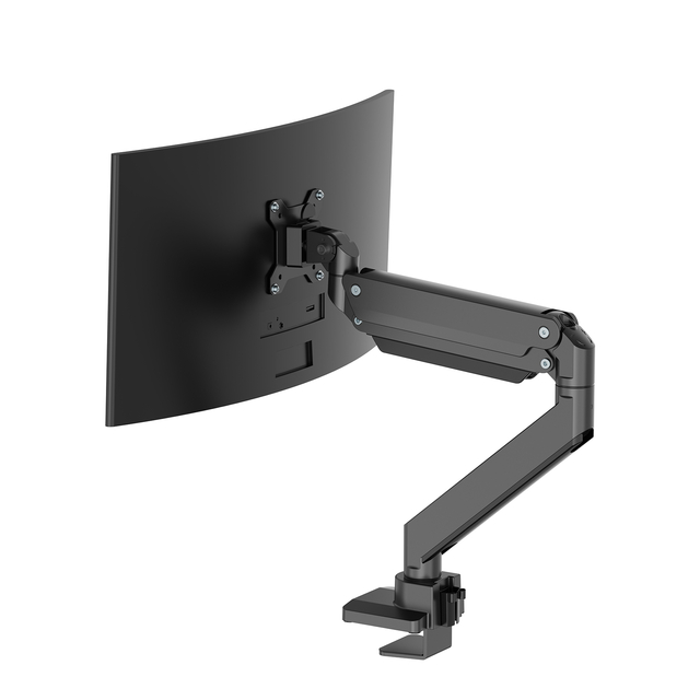 monitor, monitor arm, arm mount, adjustable, vertical desk mount