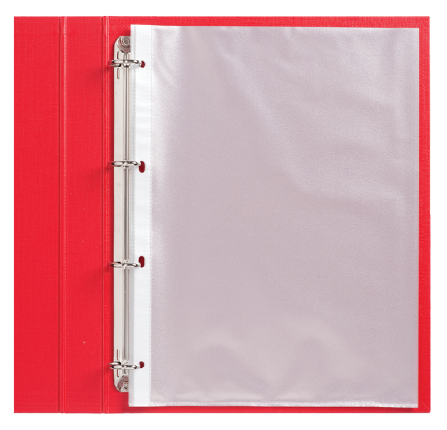 Showtas Quantore A4 4-gaats PP 0.08mm nerf 100 stuks Showtas Quantore A4 4-gaats PP 0.08mm nerf 100 stuks