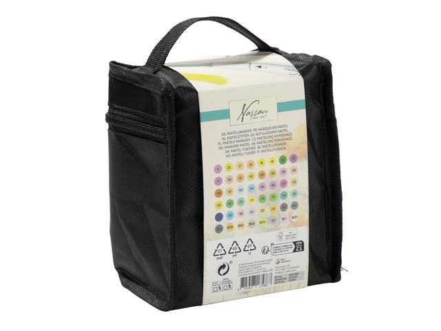Pastelmarkers Nassau set à 48 kleuren
