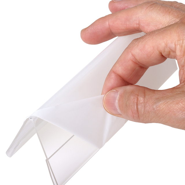 origami, wit, plastic, gevouwen, hand