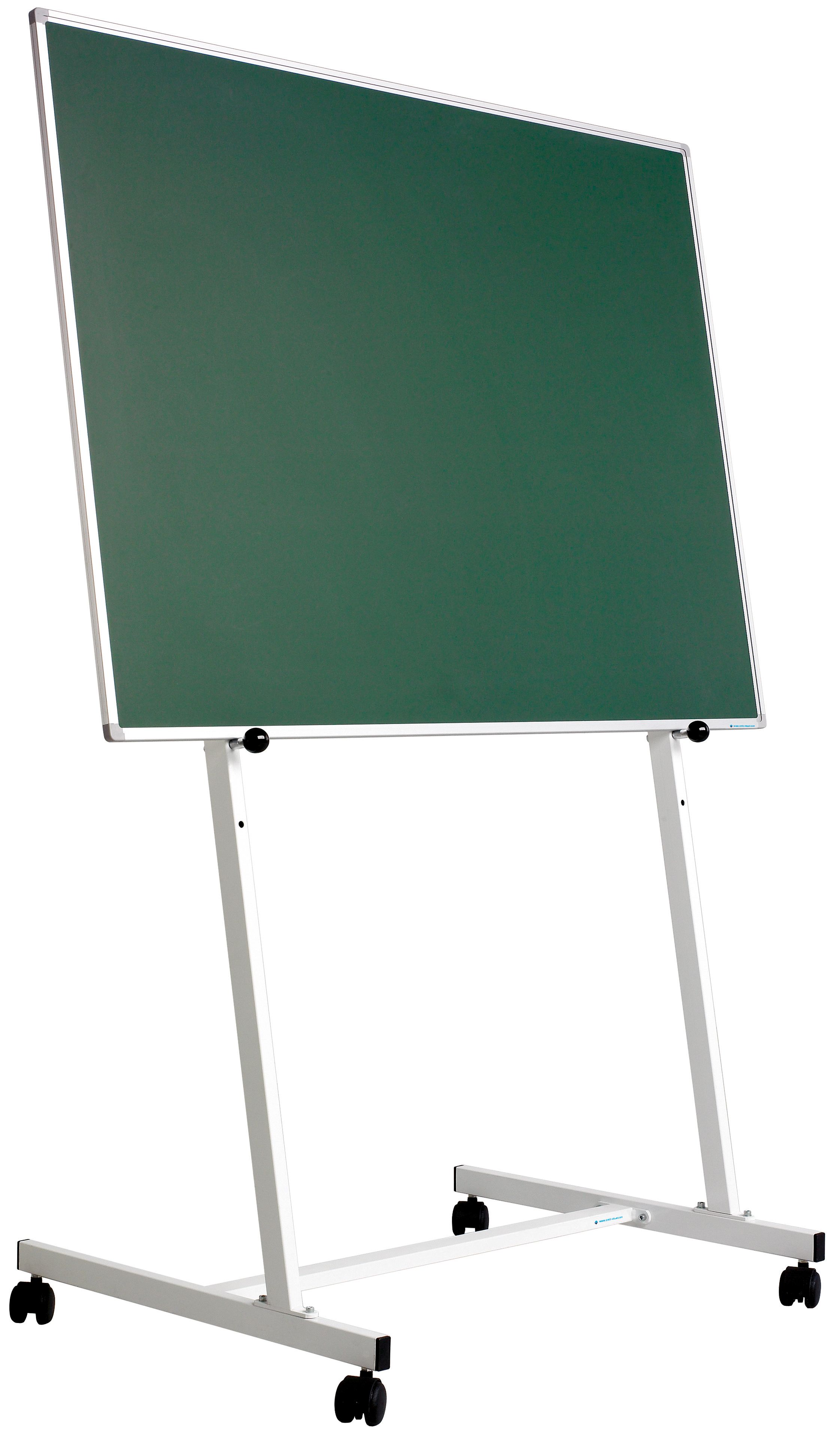 Bordezel verrijdbaar wit, 3 vaste werkhoogtes - 140 cm