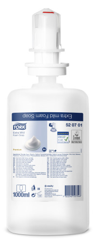 Tork Extra Milde Schuimzeep S4 Ongeparfumeerd doos 6x1ltr