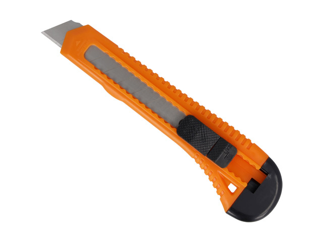tapeurensnijdtang, snijtmes, hobbymes, orange behuizing, mes metaalblade