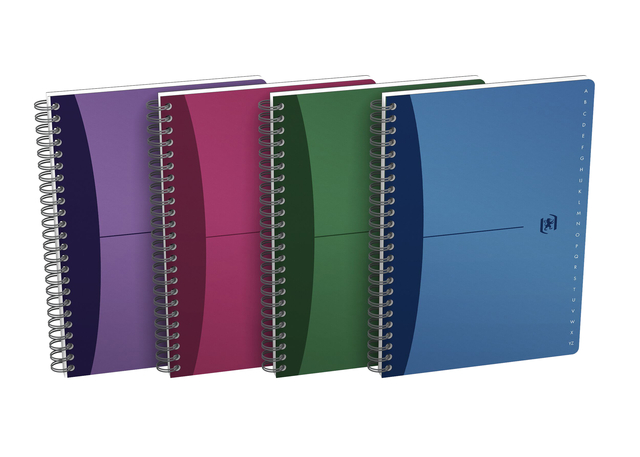 Indexboek Oxford Urban Mix A5 90vel alfabet lijn Indexboek Oxford Urban Mix A5 90vel alfabet lijn