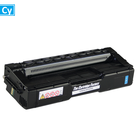 Huismerk toner - Ricoh (Cartridge) 407717 compatibel, cyaan