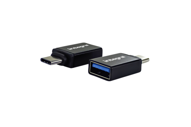 Adapter Integral 3.1 USB-A naar USB-C 2 stuks Adapter Integral 3.1 USB-A naar USB-C 2 stuks