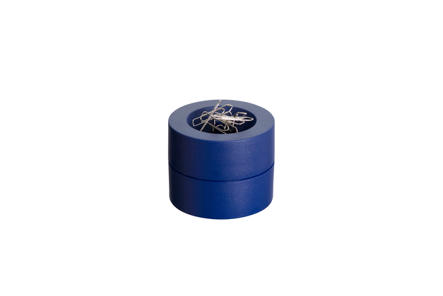 Papercliphouder MAUL Pro magnetisch Ø73x60mm blauw