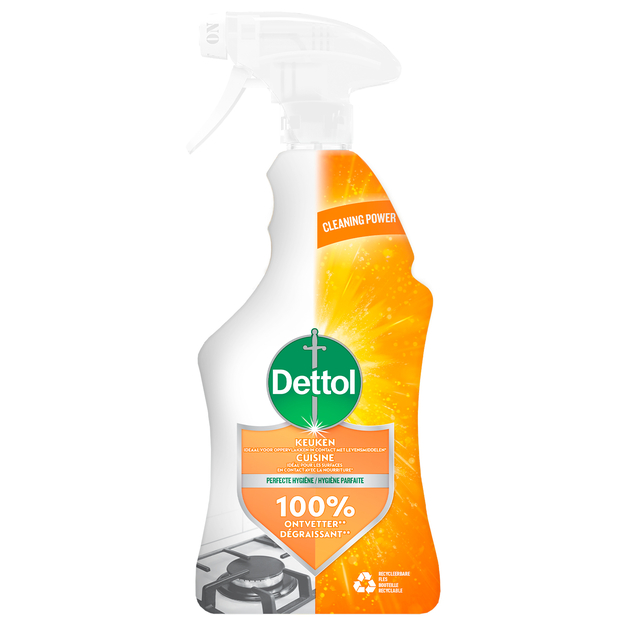Ontvetter Dettol Keuken spray 500ml Ontvetter Dettol Keuken spray 500ml