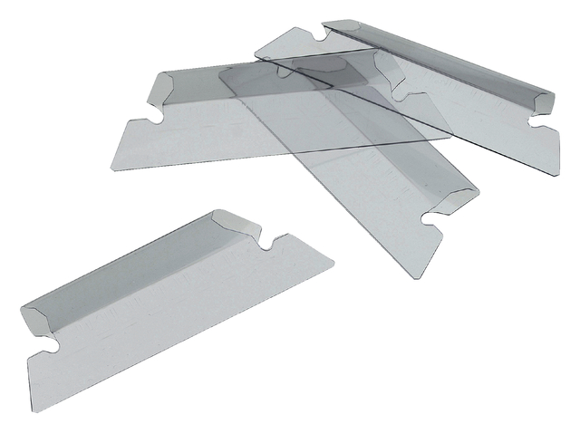 Ruiters voor Djois Euroflex hangmappen 50mm transparant 25 stuks Ruiters voor Djois Euroflex hangmappen 50mm transparant 25 stuks