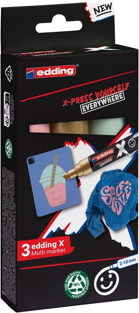 markers, markers kleuren, multi pinset, kleurmarkers, edding product