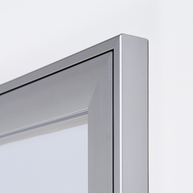 Vitrinebord Quantore luxe 9x A4 zilver