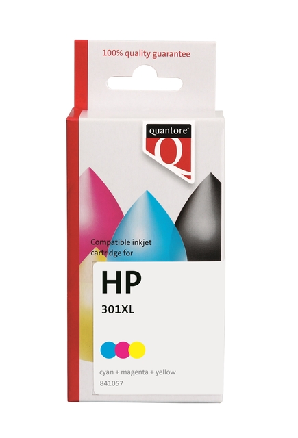 Inktcartridge Quantore alternatief tbv HP CH564EE 301XL kleur Inktcartridge Quantore alternatief tbv HP CH564EE 301XL kleur