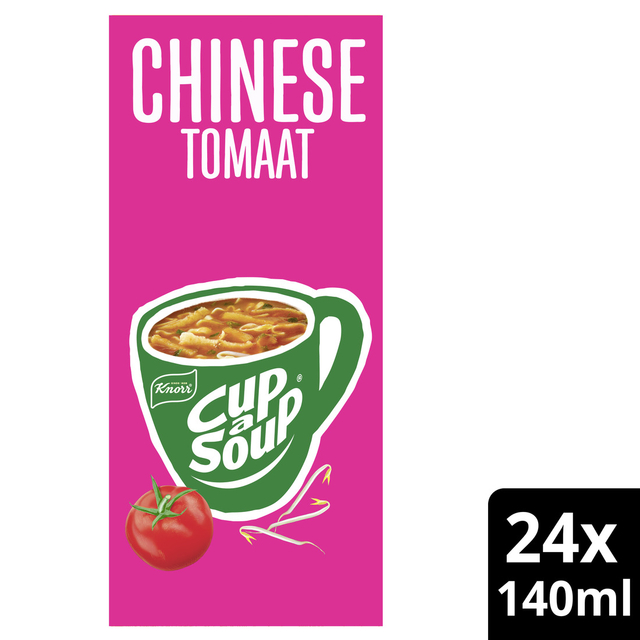 Cup-a-Soup Knorr Chinese tomaat 24x140ml Cup-a-Soup Knorr Chinese tomaat 24x140ml