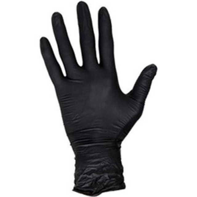 Handschoen Hynex nitril XL zwart 5gr extra sterk 100 stuks