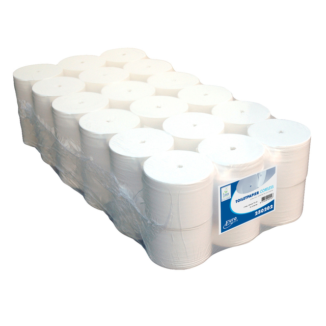 Toiletpapier Coreless 2-laags 104m wit Toiletpapier Coreless 2-laags 104m wit