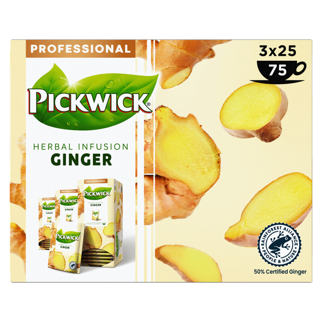 Thee Pickwick ginger 25x1.5gr Thee Pickwick ginger 25x1.5gr