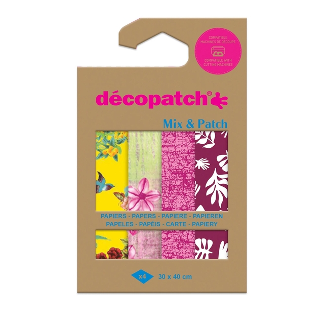 Decoupatch, Patchwork, Papier, Mix & Patch, 4x30x40cm