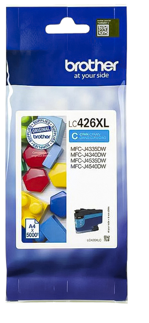 Inktcartridge Brother LC-426XLC blauw Inktcartridge Brother LC-426XLC blauw