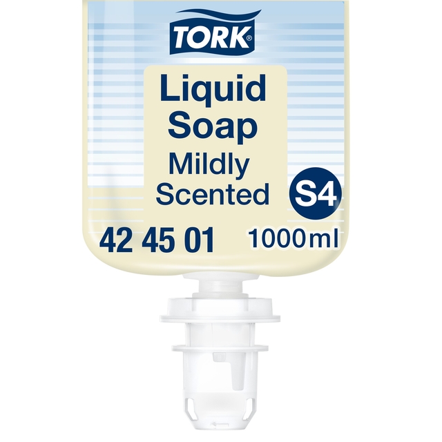 Handzeep Tork S4 Premium vloeibaar 1000ml mild 424501 Handzeep Tork S4 Premium vloeibaar 1000ml mild 424501