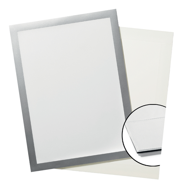 Zichtframe Duraframe Grip A4 grijs Zichtframe Duraframe Grip A4 grijs