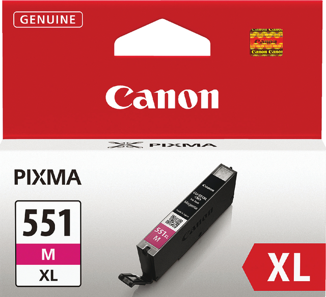 Inktcartridge Canon CLI-551XL rood Inktcartridge Canon CLI-551XL rood