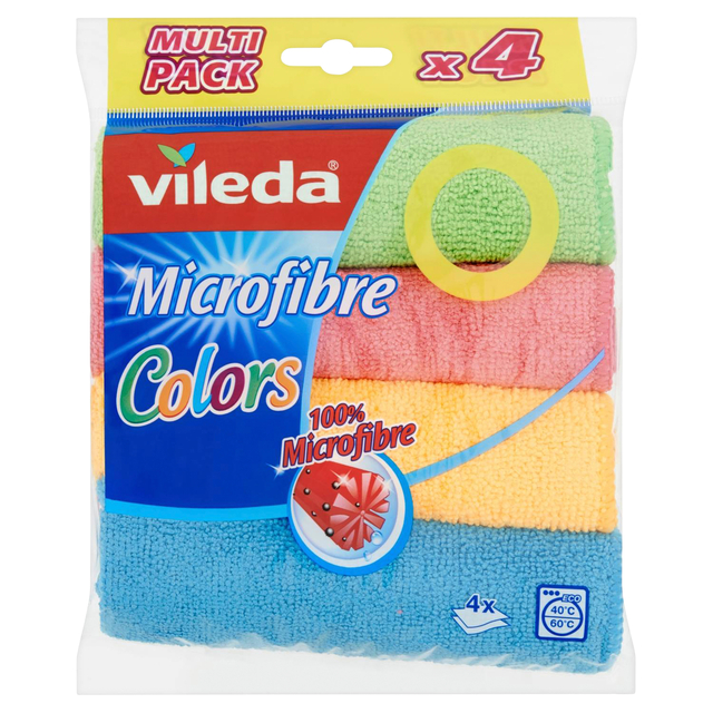 Microvezeldoeken Vileda 4-pack Microvezeldoeken Vileda 4-pack