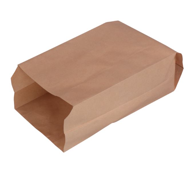 Snack- en Koekzak ersatz kraft 2 pond 16x5x31cm pak 10 kg