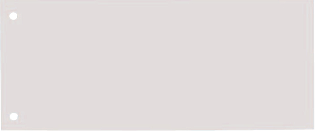 Scheidingsstrook Oxford smal 240x105mm 190gr roomwit 100 stuks Scheidingsstrook Oxford smal 240x105mm 190gr roomwit 100 stuks