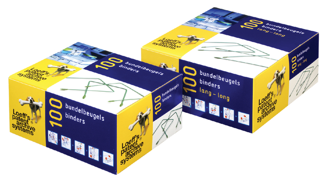Bundelbeugel Loeff's 1224 extra lang 150mm 100 stuks