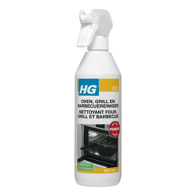 Keukenreiniger HG Oven-Grill-BBQ spray 500ml Keukenreiniger HG Oven-Grill-BBQ spray 500ml