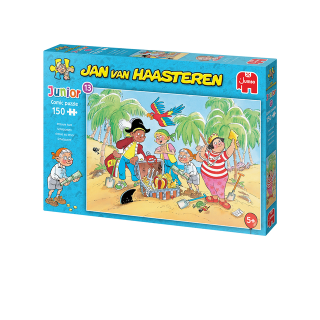 Puzzel Jan van Haasteren Junior 13 Treasure Hunt 150 stukjes