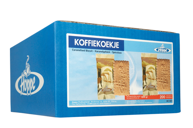 Koekjes Hoppe Koffiekoekjes 200 stuks Koekjes Hoppe Koffiekoekjes 200 stuks