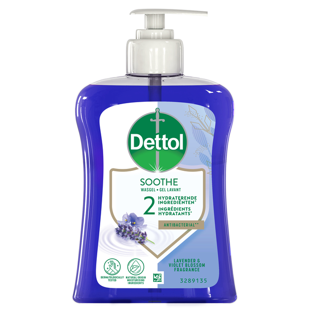 Handzeep Dettol Relaxing Lavendel antibacterieël 250ml Handzeep Dettol Relaxing Lavendel antibacterieël 250ml