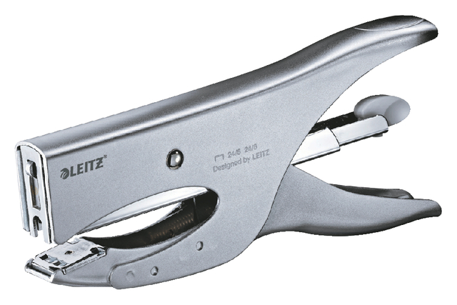 Niettang Leitz achterlaadmodel P3 40 vel zilver Niettang Leitz achterlaadmodel P3 40 vel zilver