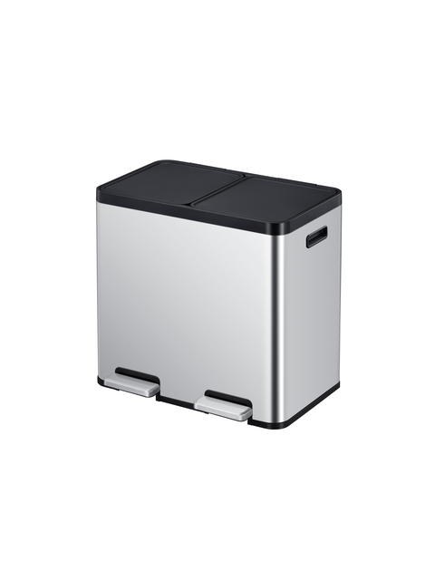 Pedaalemmer EKO Essential Recycler 2x22 liter rvs Pedaalemmer EKO Essential Recycler 2x22 liter rvs