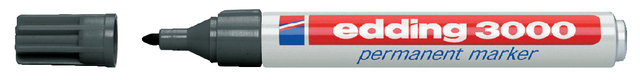 Viltstift edding 3000 rond 1.5-3mm grijs Viltstift edding 3000 rond 1.5-3mm grijs