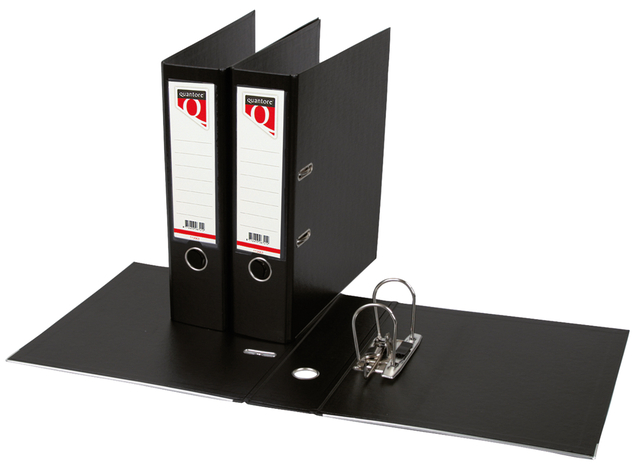 Ordner Quantore A4 80mm PP zwart Ordner Quantore A4 80mm PP zwart