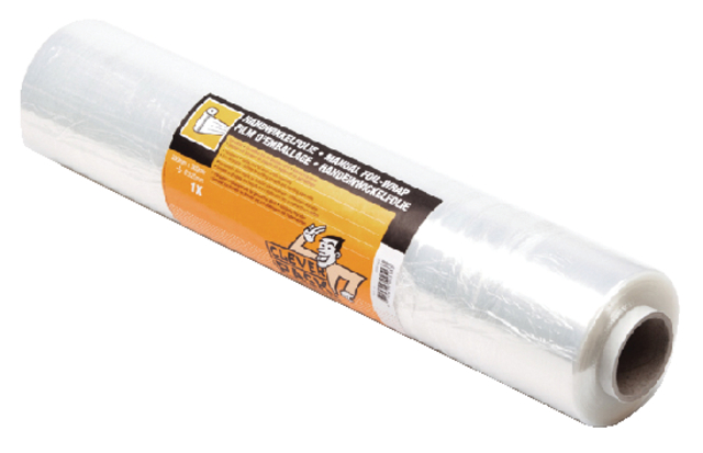 Wikkelfolie CleverPack 500mmx300m 20mu transparant Wikkelfolie CleverPack 500mmx300m 20mu transparant