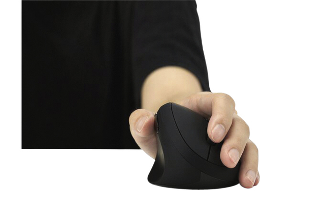 muis, draadloze muis, ergonomische muis, zwart, op maat grip