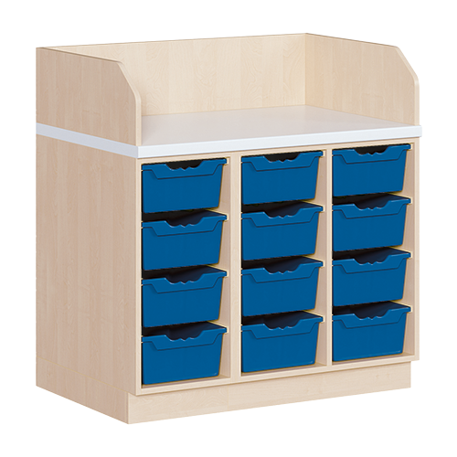 Commode, drie rijen