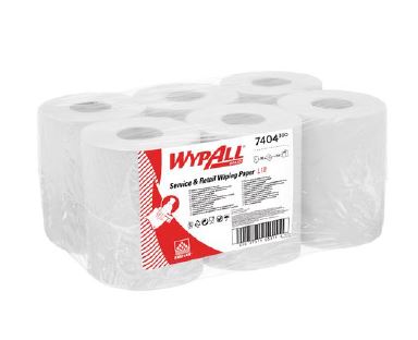 Kimberly Clark WypAll Poetsrol L10 Wit 1lgs 390vel ds 6 rol