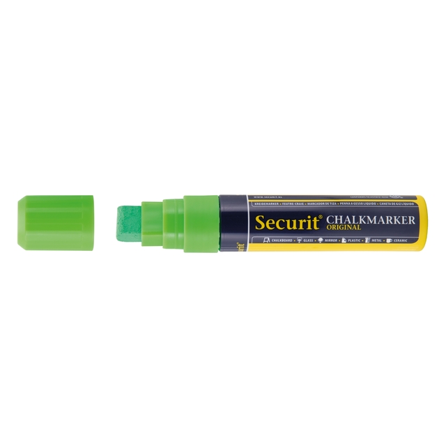 krijtmarker, chalkmarker, marker, fluor groen, krijtjepen