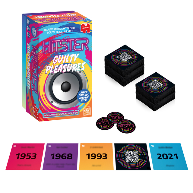 Muziekspel Hitster Guilty Pleasure 16+