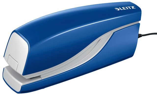 stapler, kantoorapparaat, perforator, bladklem, blauw