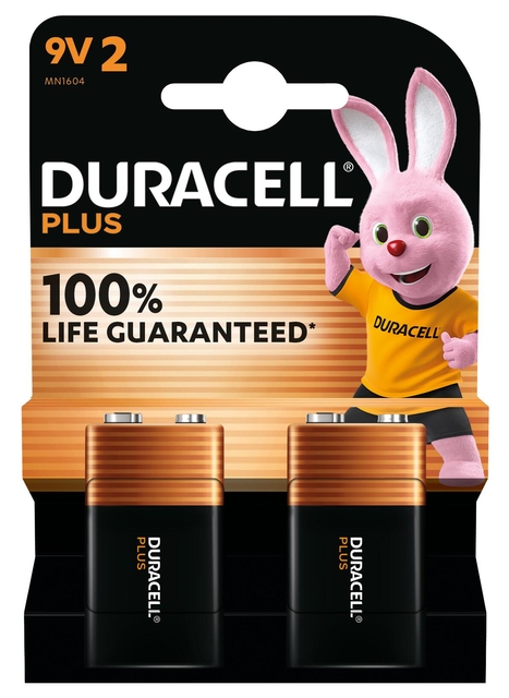 Batterij Duracell Plus 2x9Volt