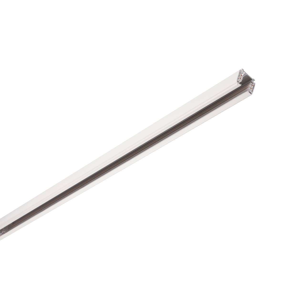 S-TRACK 3F.-opbouwrail wit 2m