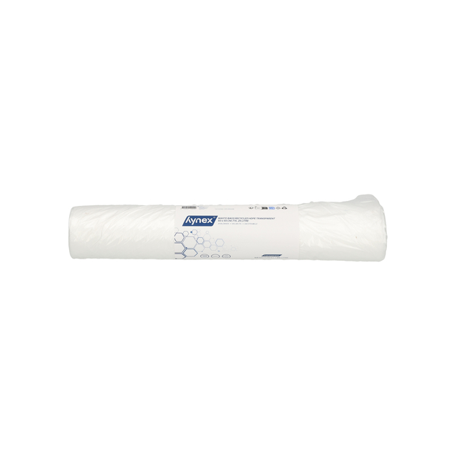 plastic bag, garbage bag, roll, white, transparent