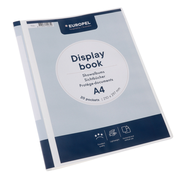 Showmap Europel Frontview A4 20-tassen wit Showmap Europel Frontview A4 20-tassen wit