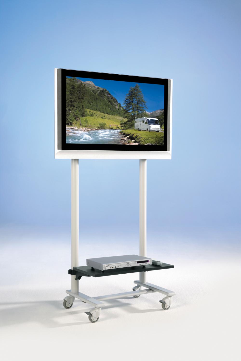 Tv-trolley, tv-rek voor tv' s tot 50 inch met 1 plank
