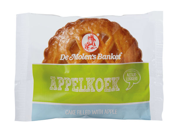 Koeken De Molen Appelkoek 30x50gr Koeken De Molen Appelkoek 30x50gr